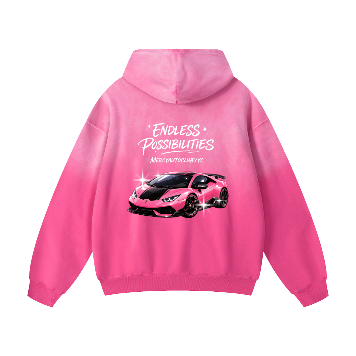 "ENDLESS POSSIBILITIES" Heavyweight Sunfade Oversized Hoodie