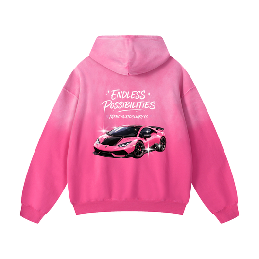 "ENDLESS POSSIBILITIES" Heavyweight Sunfade Oversized Hoodie