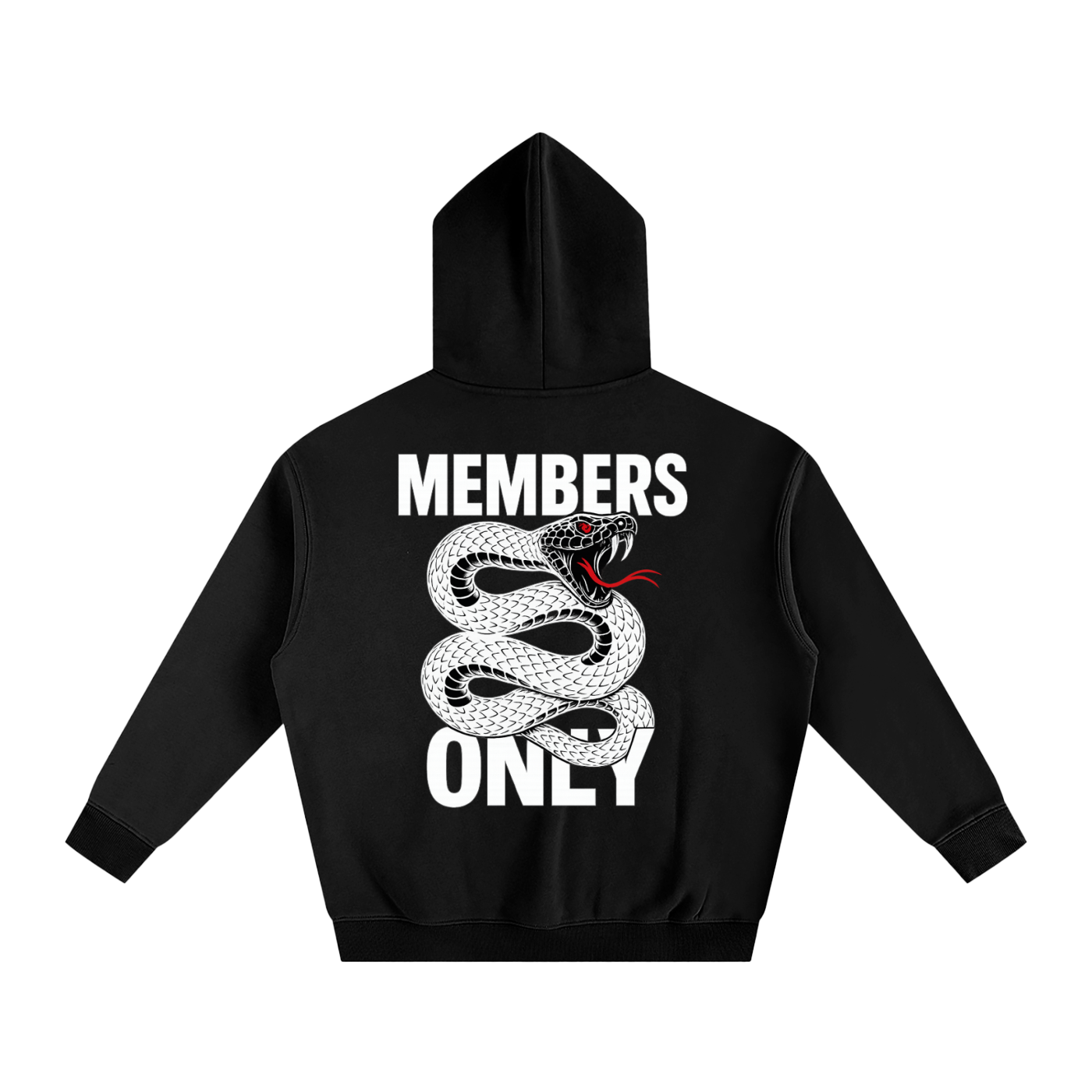 “MEMBERS ONLY” LAUNCH Oversize Fleeced Hoodie