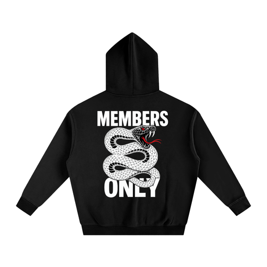 “MEMBERS ONLY” LAUNCH Oversize Fleeced Hoodie