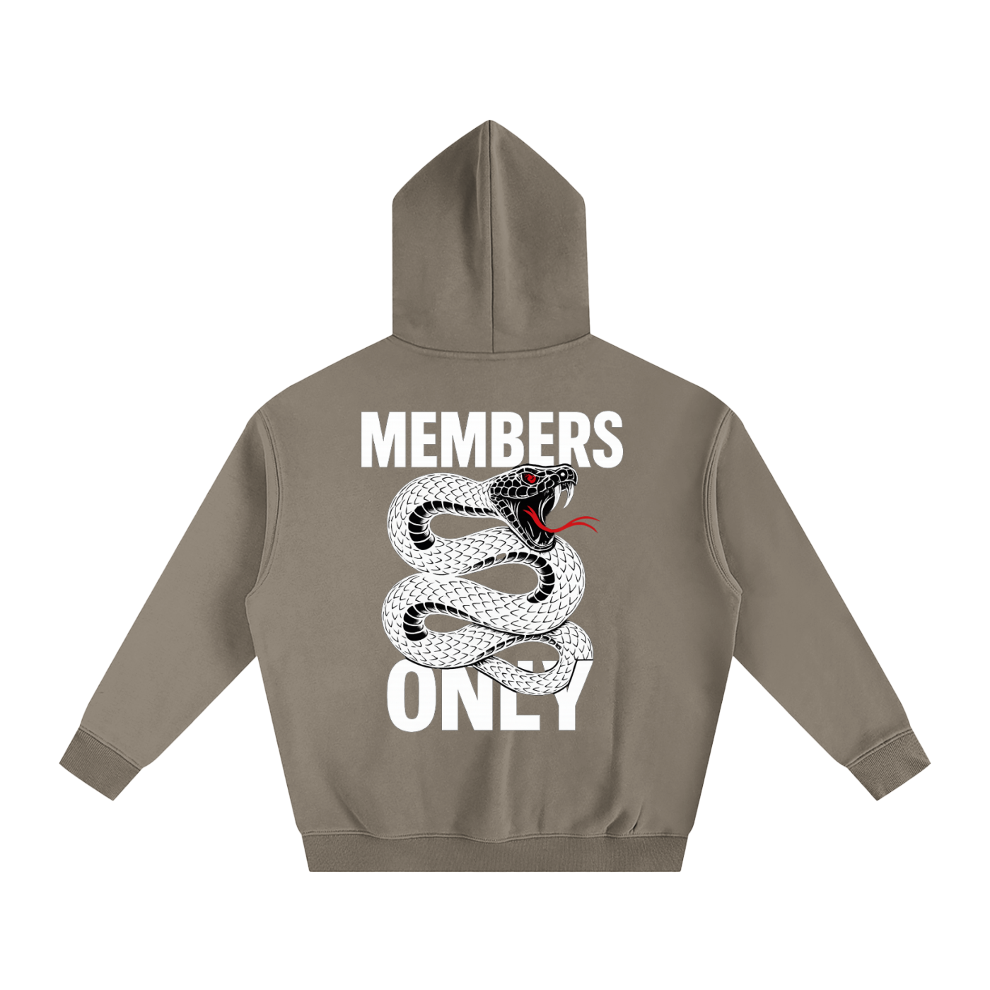 “MEMBERS ONLY” LAUNCH Oversize Fleeced Hoodie