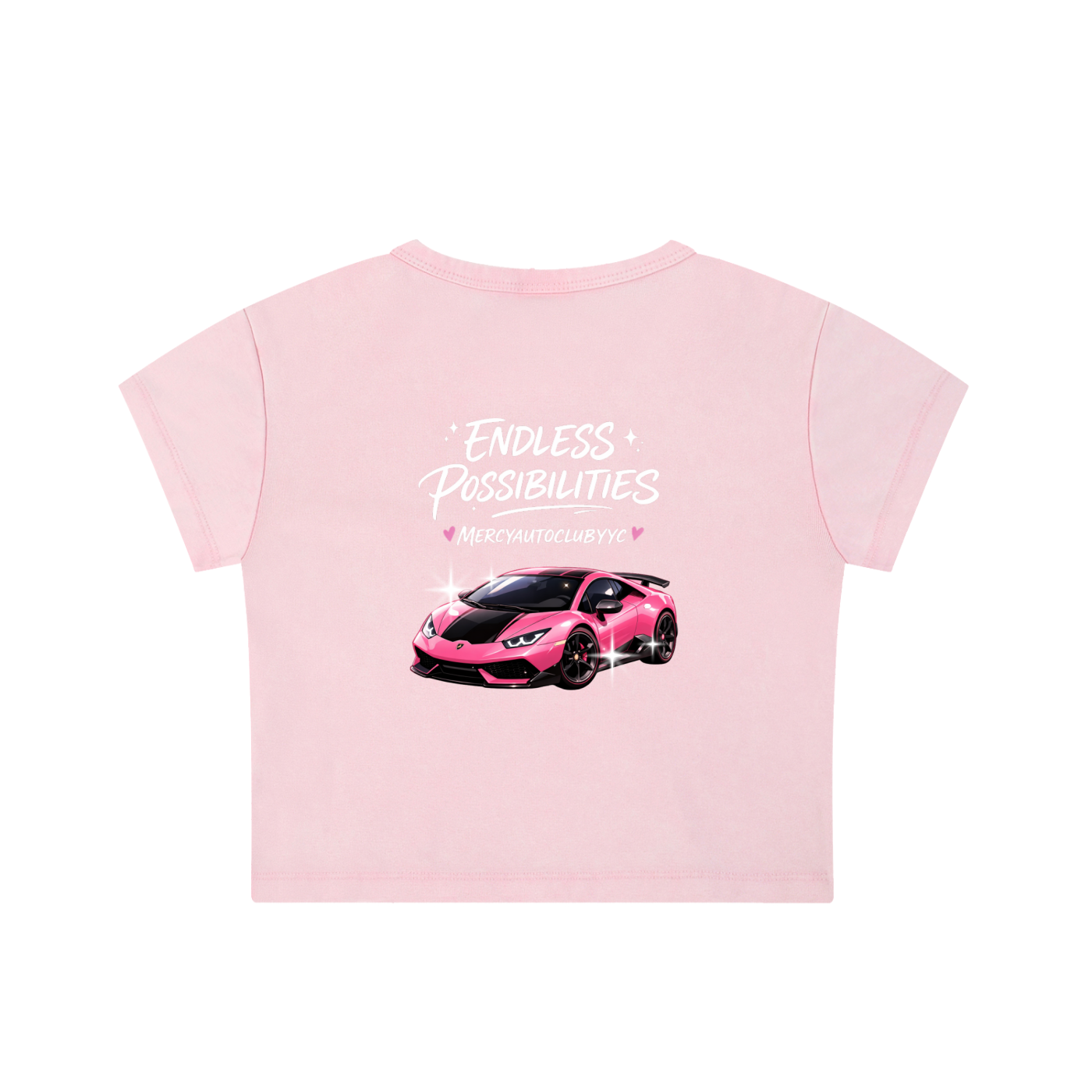 "ENDLESS POSSIBILITIES" Washed Crop Top