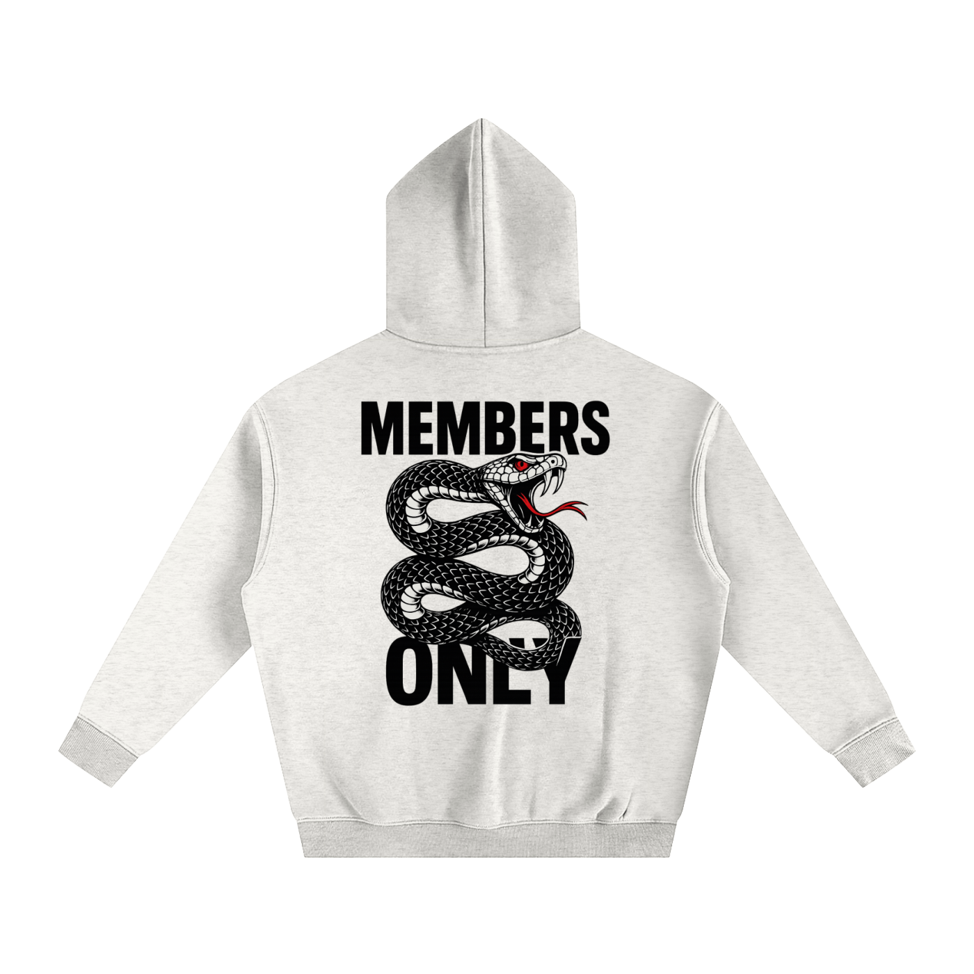 “MEMBERS ONLY” LAUNCH Oversize Fleeced Hoodie