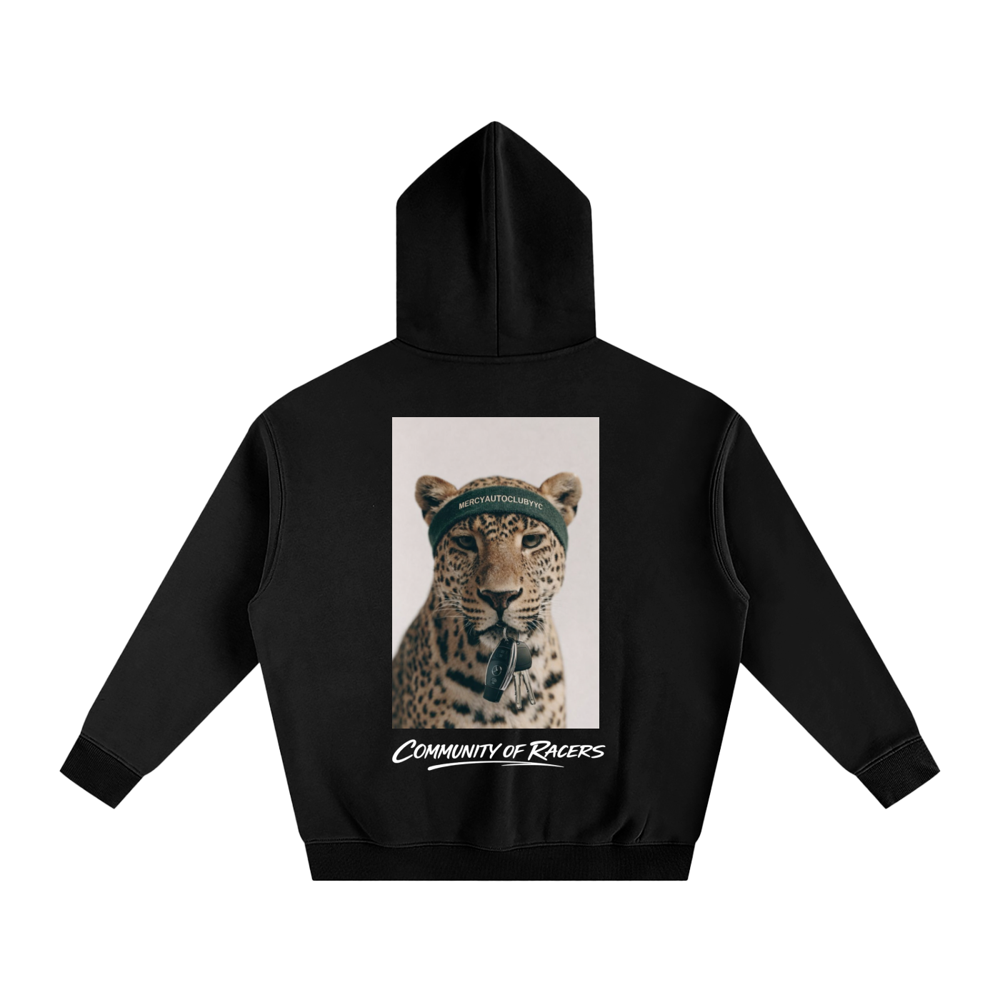 "CHEETAH" Oversize Fleeced Hoodie