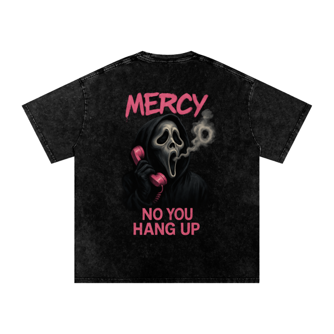 “NO U HANG UP” Washed Oversized Tee
