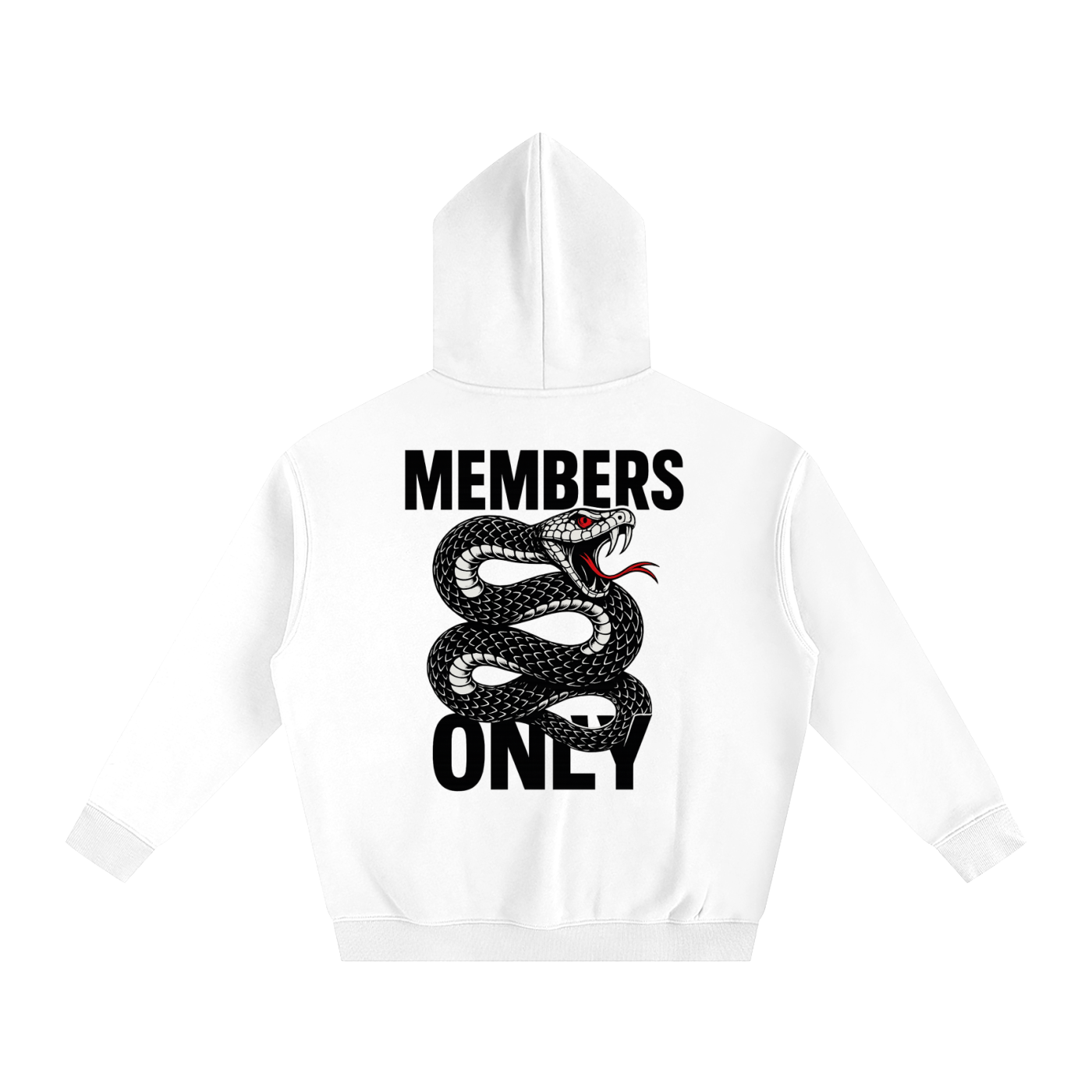 “MEMBERS ONLY” LAUNCH Oversize Fleeced Hoodie