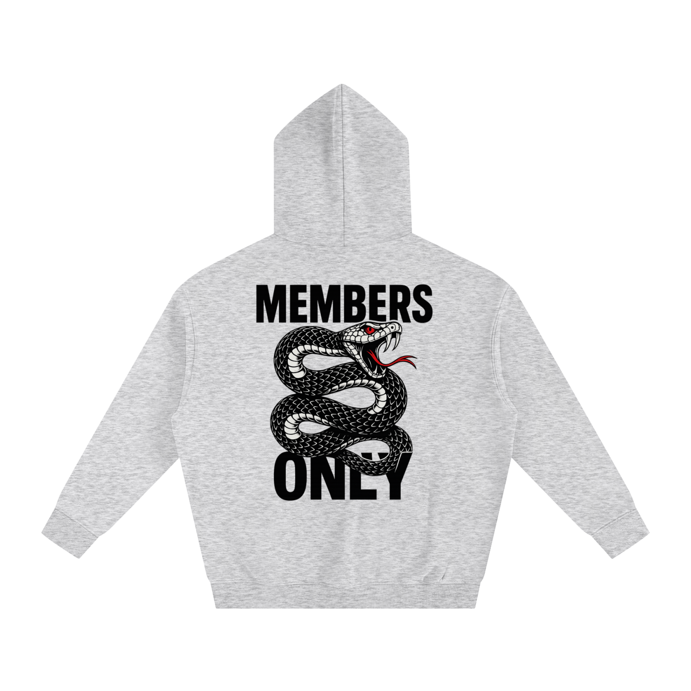 “MEMBERS ONLY” LAUNCH Oversize Fleeced Hoodie