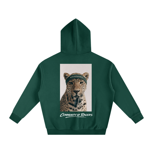"CHEETAH" Oversize Fleeced Hoodie