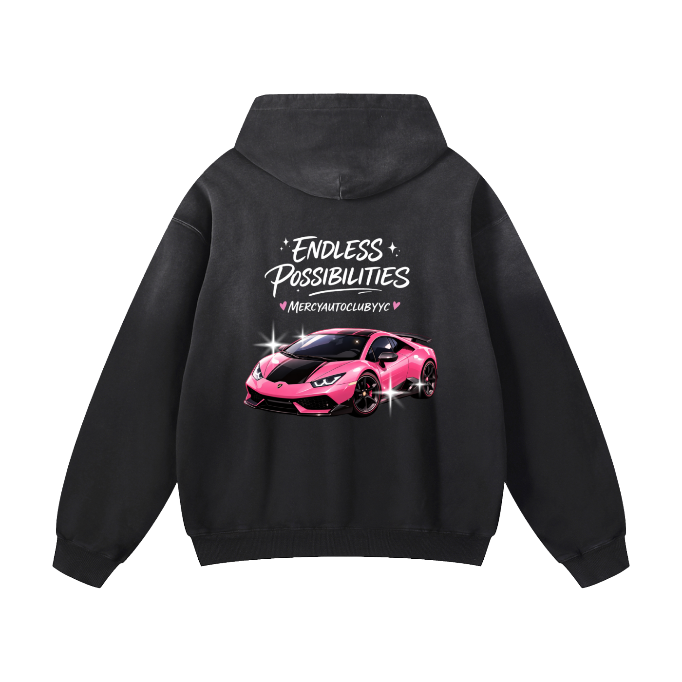 "ENDLESS POSSIBILITIES" Heavyweight Sunfade Oversized Hoodie