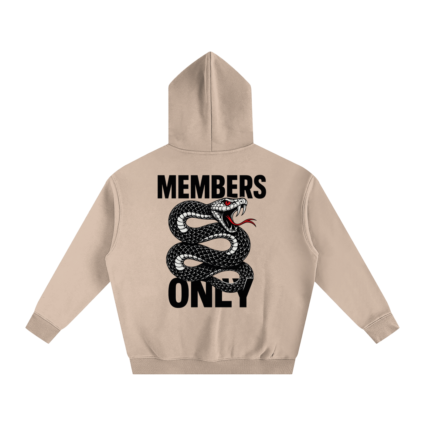 “MEMBERS ONLY” LAUNCH Oversize Fleeced Hoodie