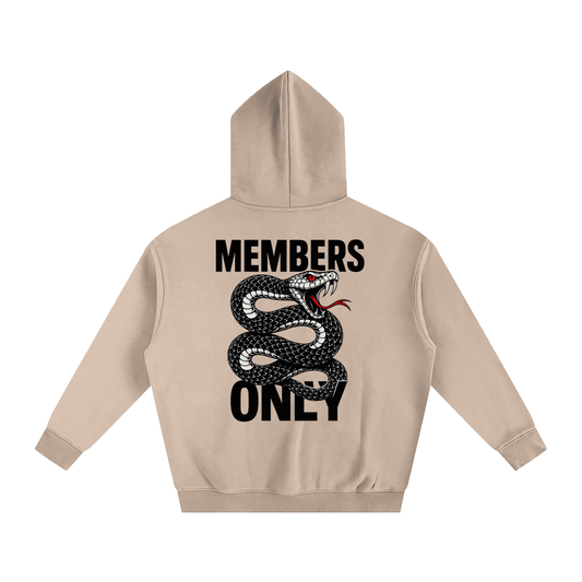 “MEMBERS ONLY” LAUNCH Oversize Fleeced Hoodie